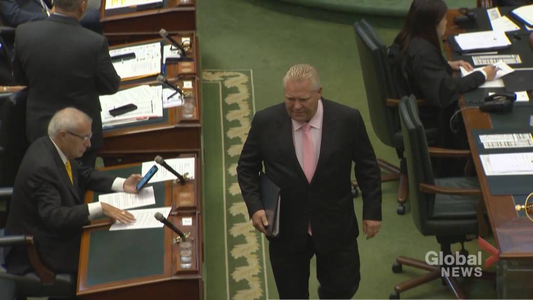 Click to play video: 'Doug Ford looks to shift focus as Ontario legislature resumes'